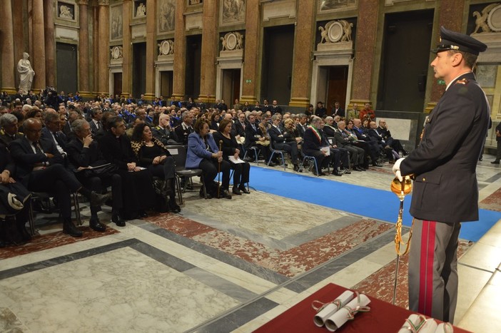 Festa della Polizia: cerimonia al Ducale nonostante il maltempo