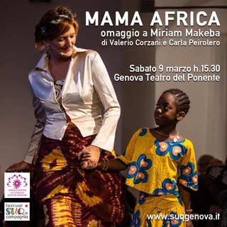 Mama Africa in scena al Teatro del Ponente di Genova Voltri