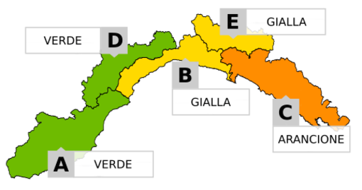 Maltempo in Liguria, prolungata l'allerta arancione sul levante