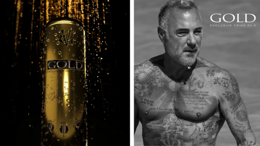 Gold Energy Drink: l'oro liquido firmato Gianluca Vacchi sbarca in Liguria