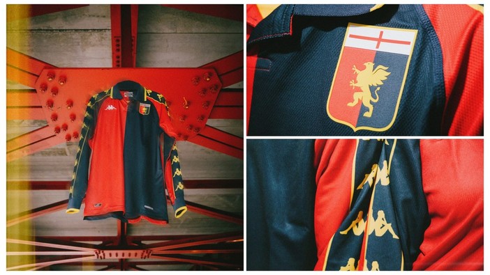 Un omaggio alla tradizione per il Genoa: ecco la quarta maglia firmata Kappa