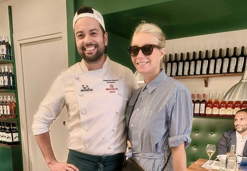 Gwyneth Paltrow a passeggio per Genova, tra vicoli, Rosmarino e Romanengo