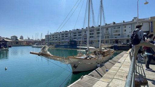 &quot;Storie sconfinate&quot;, al Galata ha attraccato la goletta 'Oloferne' (foto e video)