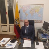 Il Console dell'Ecuador a Genova Gustavo Palacio Urrutia