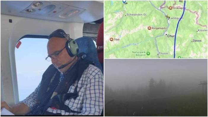 Aereo da turismo precipita in Austria a causa della nebbia, alla guida un pilota genovese