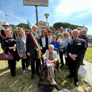 Albaro, i giardini in viale Nazario Sauro intitolati ad Attilio Viziano