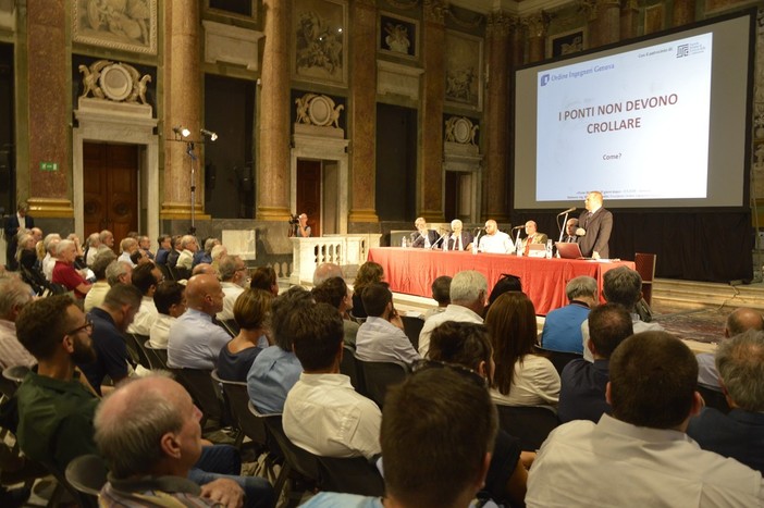 Convegno dell'Ordine degli Ingegneri al Ducale: &quot;Ponte Morandi... 20 giorni dopo&quot;