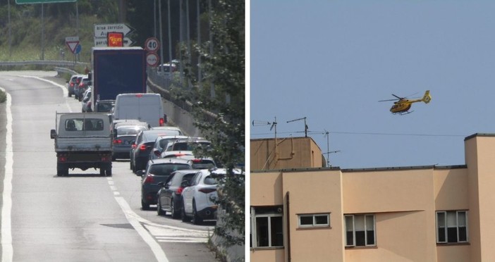 Savona, incidente al casello A10: scontro tra due auto, bimbo al Gaslini in codice rosso (FOTO)