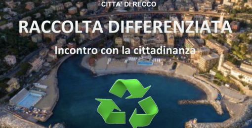 Raccolta differenziata, a Recco un incontro pubblico per migliorare la città