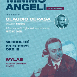 Premio Angeli: Claudio Cerasa premiato a Wylab per la categoria cronaca