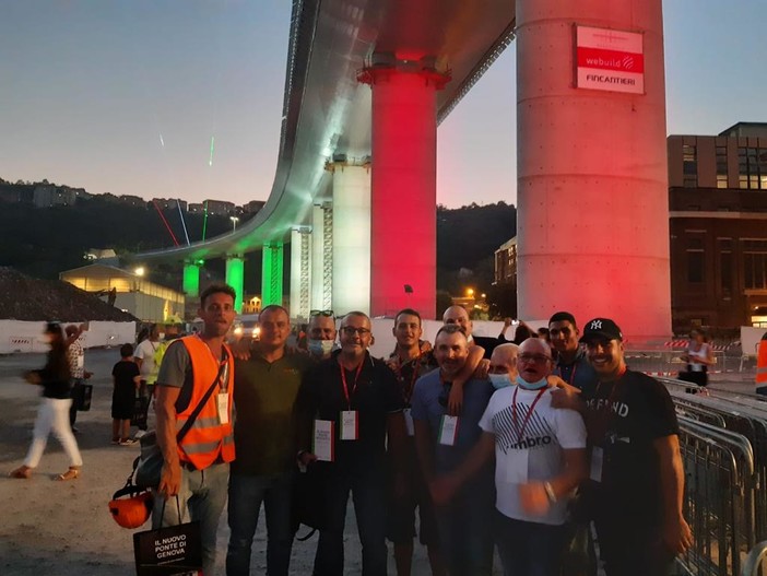 Ponte di Genova, Tafaria (Filca Cisl Liguria): “Oltre 600 edili al lavoro in questi due anni, circa 100 liguri: un modello da esportare anche per la sicurezza”