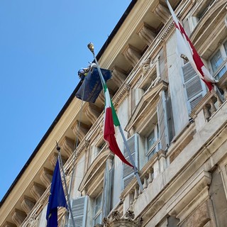 Lavori in corso a Palazzo Tursi, chiuso l’ingresso principale (foto)