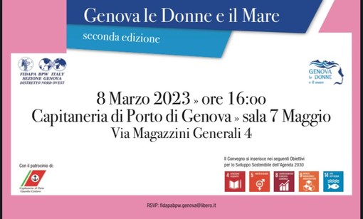 &quot;Genova le Donne e il Mare&quot;, mercoledì la seconda edizione del convegno di Fidapa