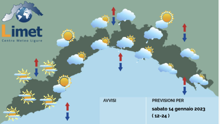 Meteo, bel tempo al mattino e possibili piovaschi nel pomeriggio