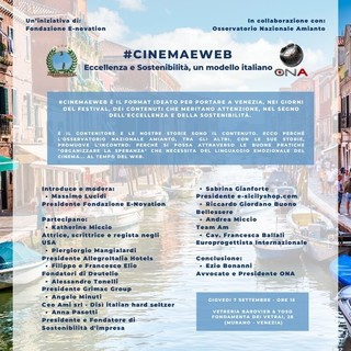 Ambiente e tutela della salute: sostenibilità in #CINEMAEWEB