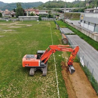 Millesimo, al via i lavori di riqualificazione degli impianti sportivi di viale Mameli