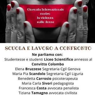 Giornata contro la violenza sulle donne: scuola e lavoro si confrontano