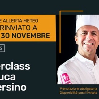 Priocca (CN): rinviata a sabato 30 novembre la Masterclass di pasticceria con Luca Montersino