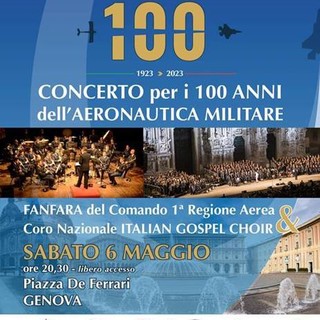 100 anni di Aeronautica Militare, Italian Gospel Choir in concerto in piazza De Ferrari