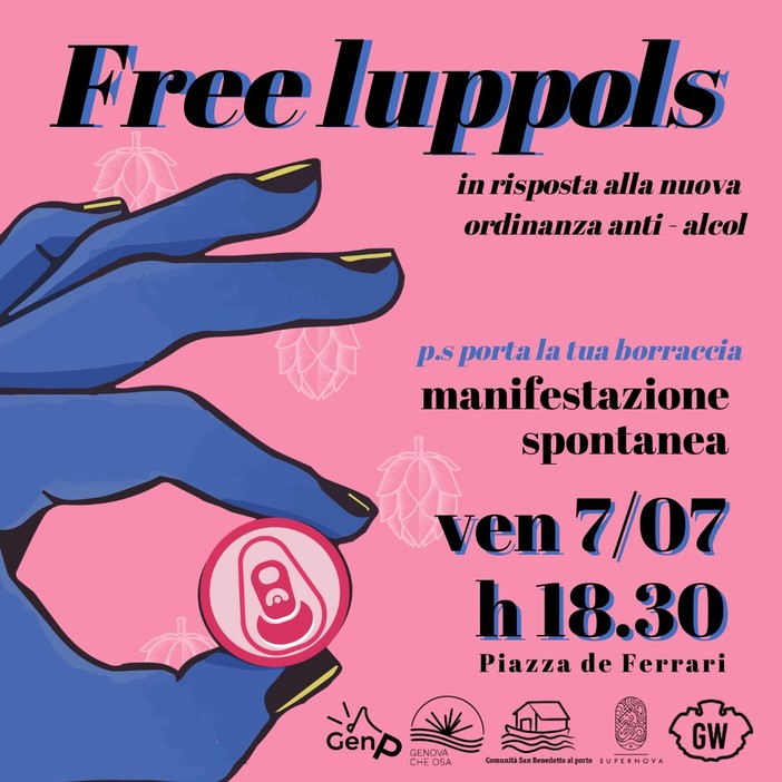 &quot;Free Luppols&quot;, venerdì in piazza contro la nuova ordinanza antialcol