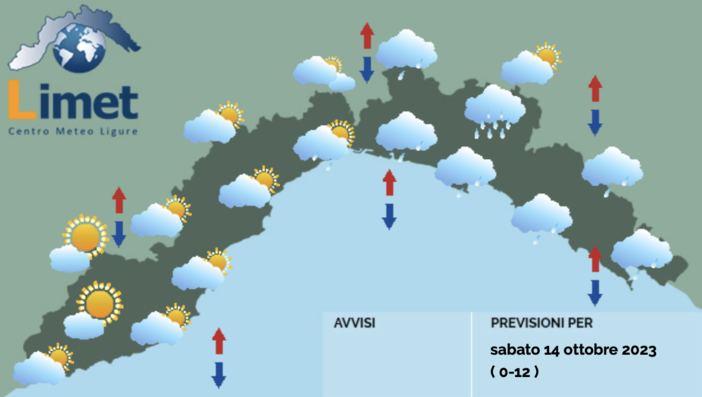 Meteo, nubi sparse e possibili piogge. Da lunedì calo delle temperature