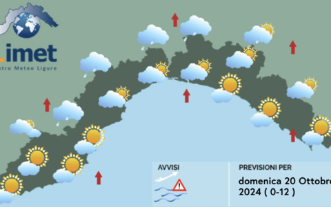 Meteo, cielo coperto e deboli piogge sui versanti padani, ma lungo la fascia costiera ci saranno ampie schiarite