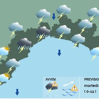 Meteo, possibili forti temporali, non si escludono allagamenti