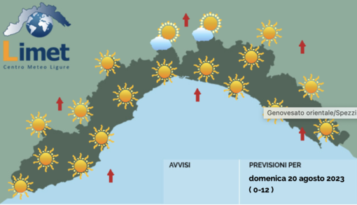 Meteo, giornata soleggiata e con caldo in aumento