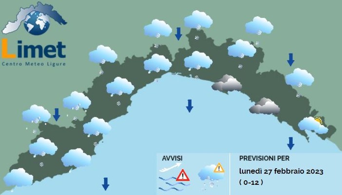 Meteo, l'aria gelida continentale porta nevicate abbondanti anche a quote basse