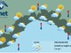 Meteo: nuvole e deboli fenomeni, in calo le temperature massime