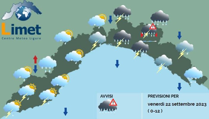 Meteo: un'altra giornata di allerta su tutta la regione, in arrivo un'intensa perturbazione