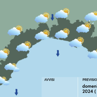 Meteo, nuvolosità in aumento con possibili piovaschi in serata sul ponente