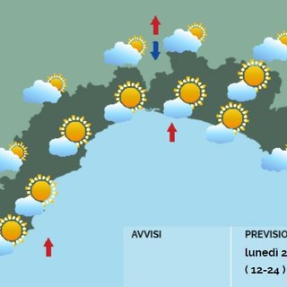 Meteo, dopo la pioggia torna il sereno, ma residue precipitazioni su Alpi e levante