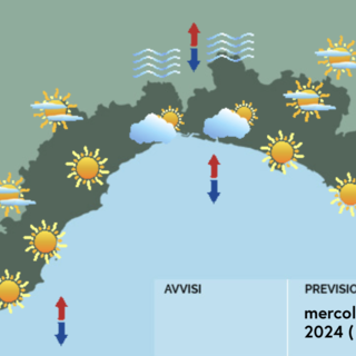 Meteo, sulla Liguria cielo sereno ma in serata arrivano le nuvole