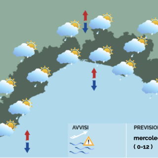 Meteo, piovaschi su tutta la Liguria ma migliora nel pomeriggio