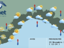 Meteo, molte nubi e isolate pioviggini sul Levante