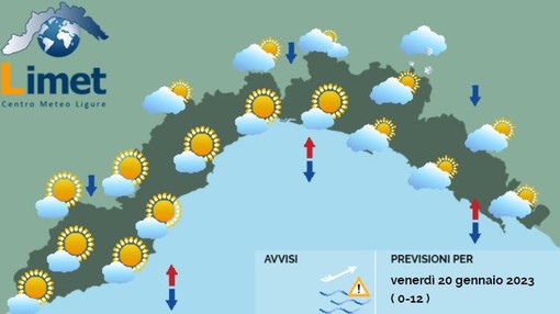 Meteo, freddo e vento in tutta la regione, in calo le temperature minime