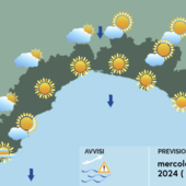 Meteo, torna il sole sulla Liguria con temperature massime in aumento