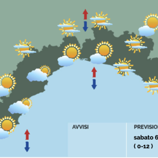 Meteo, cielo nuvoloso su tutta la regione