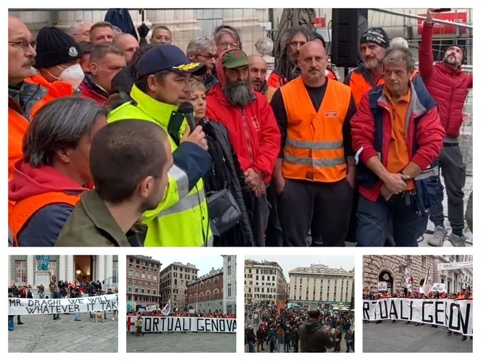 No Green Pass, sabato a Torino i leader dei portuali triestini e genovesi Puzzer e Schenone