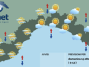 Meteo, cielo velato e temperature sopra la media