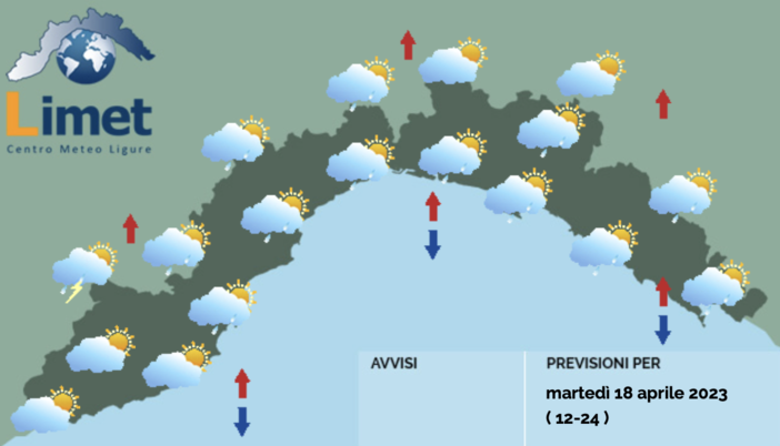 Meteo, cielo sereno al mattino e qualche possibile piovasco nel pomeriggio