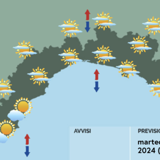 Meteo, ancora tempo stabile su tutta la Liguria