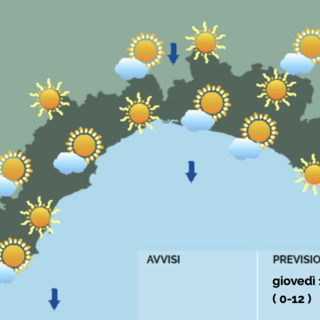 Meteo, instabilità su tutta la Liguria e temperature minime in calo