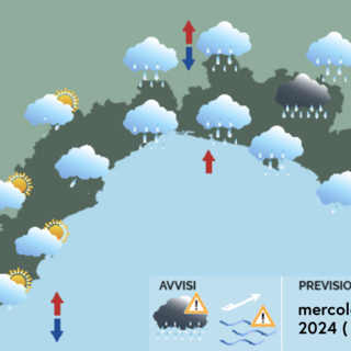 Meteo, piogge su tutta la regione e possibili forti temporali nell'entroterra