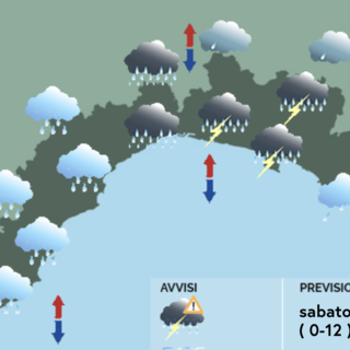 Meteo, allerta maltempo su tutta la Liguria con possibili temporali intensi