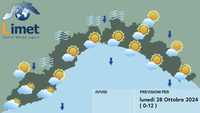 Meteo, dopo il maltempo torna il sole su tutta la Liguria