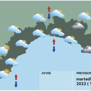 Meteo, ancora nuvole sul centro levante