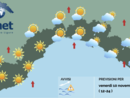 Meteo, tempo variabile e qualche rovescio a Levante