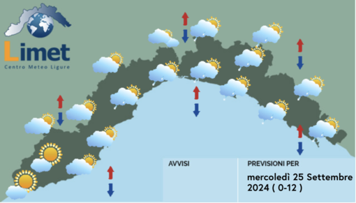 Meteo, giornata di instabilità su tutta la Liguria